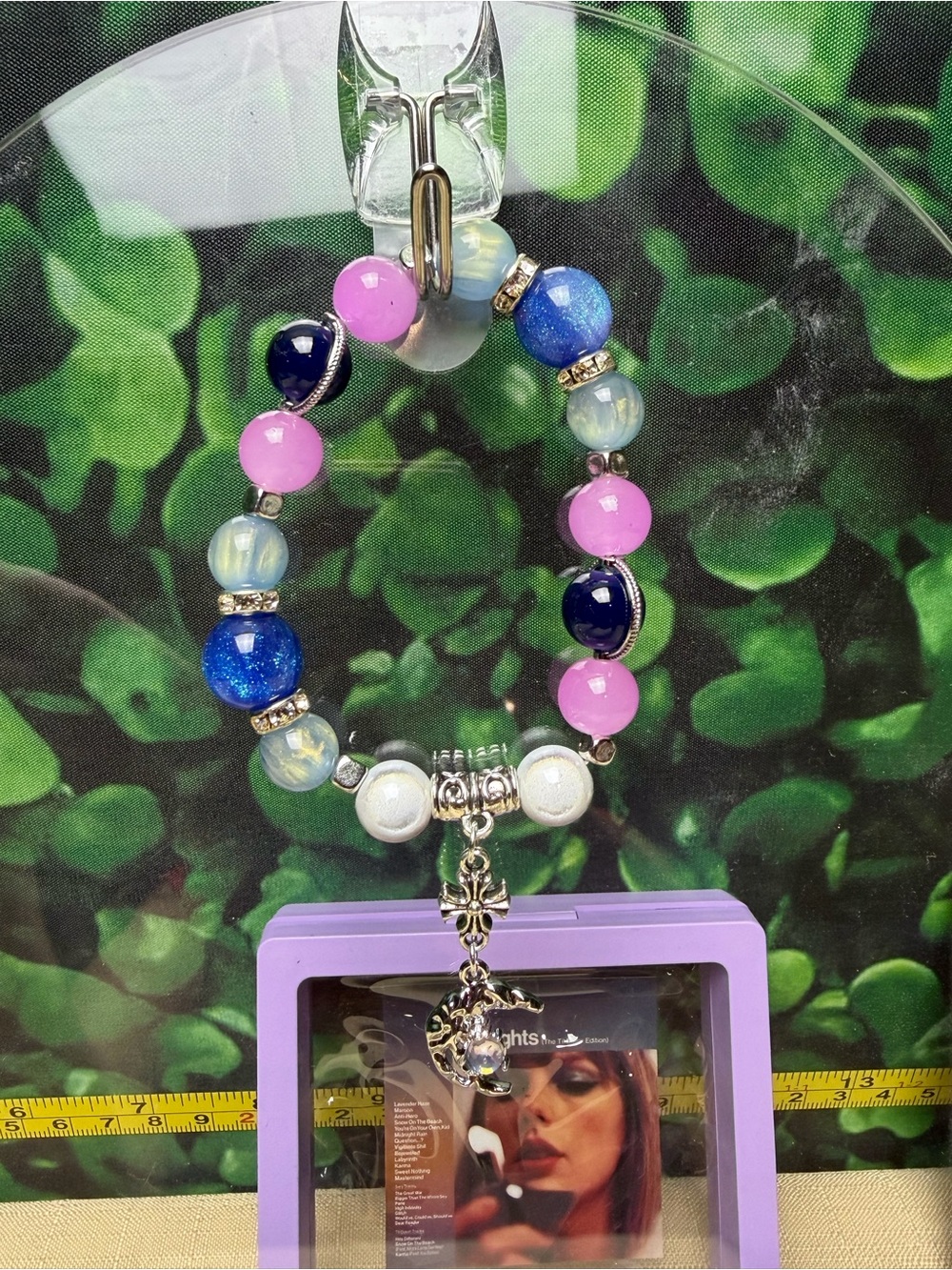 Taylor Swift Midnight Bracelet with Dangling Charm